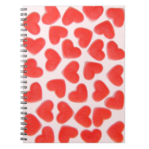 Coeurs doux carnet rose