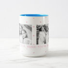 Coeurs doux COULEUR ÉDITABLE Mug photo personnalis