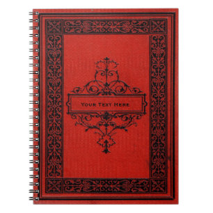 Coeurs Élégants Livre Vintage Couverture Goth carn