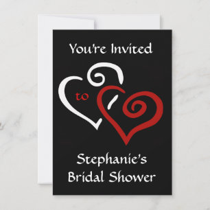 Coeurs enmêlés Invitation à la douche nuptiale