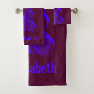 coeurs, Ensemble de serviettes de bain, set, maiso