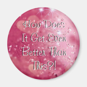 Coeurs et diamants roses HDIGEBTT? Magnet