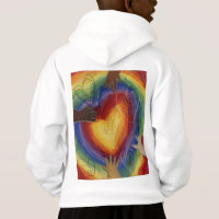 Coeurs et mains Aimer Diversité Art Sweat - shirt 