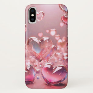 Coeurs étincelants : coque iphone cristal