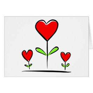 Coeurs florissants Fleurs Aimer Coeur