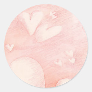 Coeurs flottants - Sticker