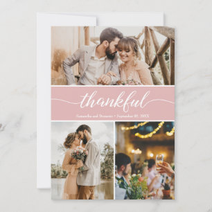 Coeurs Grateful : Personnalisable Merci Mariage Ca
