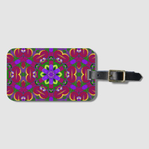 Cœurs kaléidoscope - Hearts painting kaleidoscope Luggage Tag