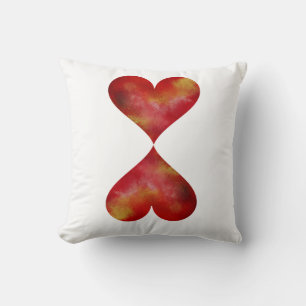 Coeurs Lancer Coussin 41 cm x 41 cm