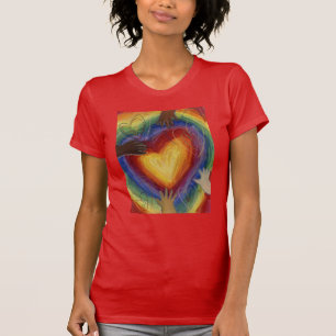Coeurs & Mains Aimer Diversité Art T-Shirts person