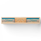 Coeurs mariages dans la famille de sable Monogramm