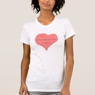 Coeurs mathématiques T-shirt