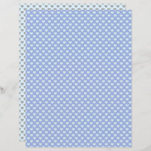 Coeurs minces Pastel Blue Grey Papier
