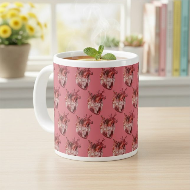 Coeurs Mug de café géant (Créateur téléchargé)