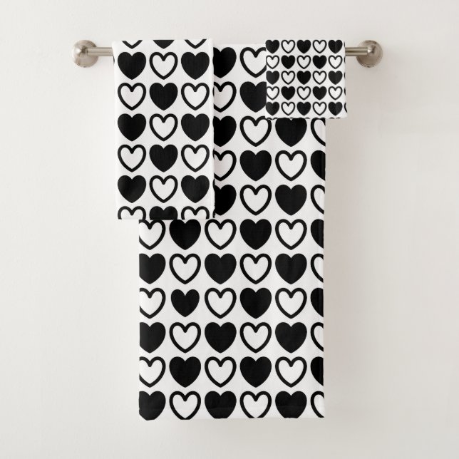 Coeurs noirs et blancs (En situation)
