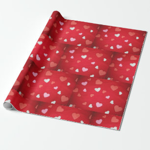 "Coeurs !" papier cadeau