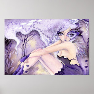 Coeurs pourpres - GRANDE impression