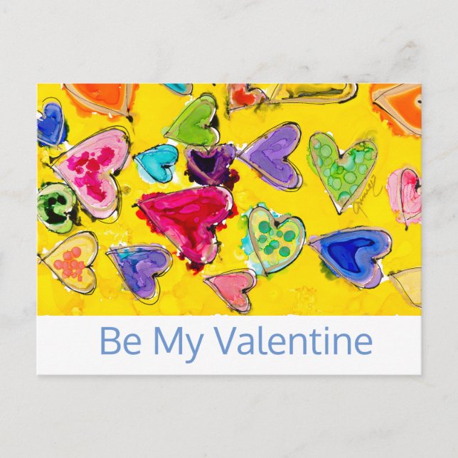 Cœurs remplis d'amour Carte postale Lovitude (Devant)