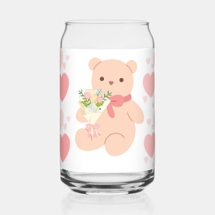 cœurs roses et ours