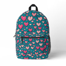 Coeurs roses Imprimer Couper Le Sac À Coudre