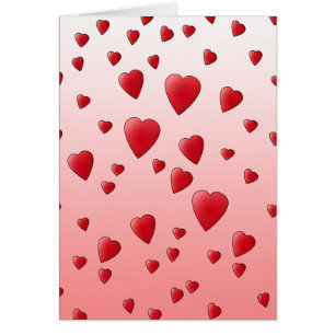 Coeurs rouges d'amour. Modèle