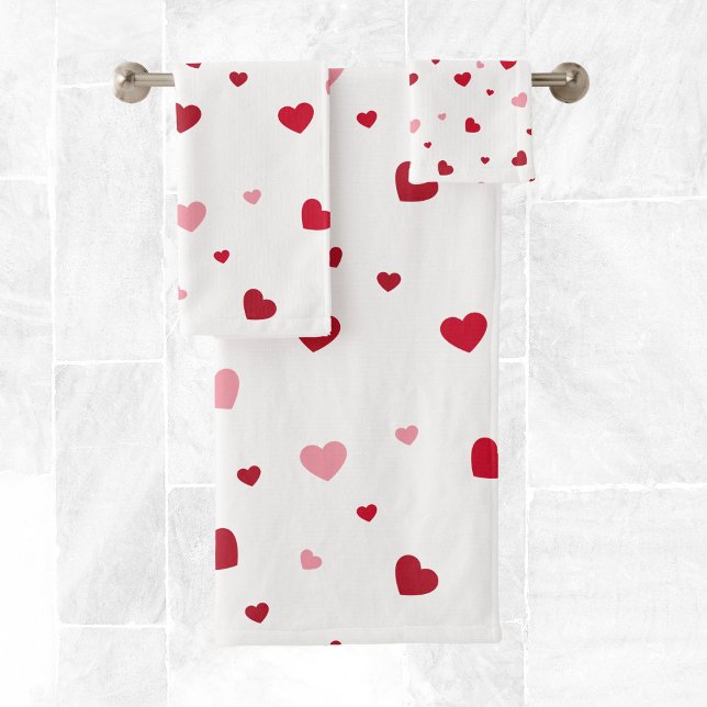 Coeurs rouges et roses Saint-Valentin (Créateur téléchargé)