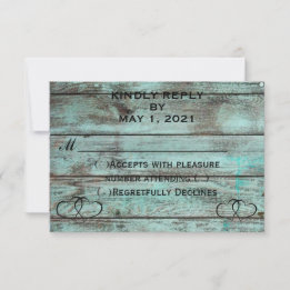 Coeurs rustiques RSVP