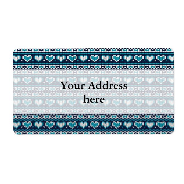 Coeurs tricot sans couture motif 2 + vos idées (Devant)