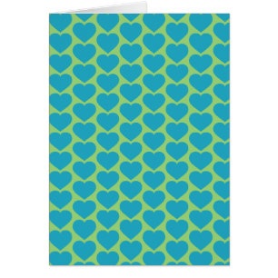 Coeurs turquoise