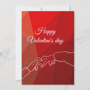 Coeurs unis : Carte Heureuse Sainte-Valentin pour 
