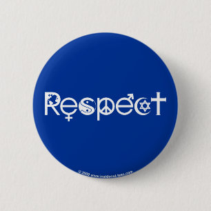 Coexist with Respect - Peace Kindness & Tolerance 2 Inch Round Button