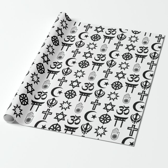 Coexist Wrapping Paper (Unrolled)