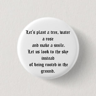 Coexistence 1 Inch Round Button