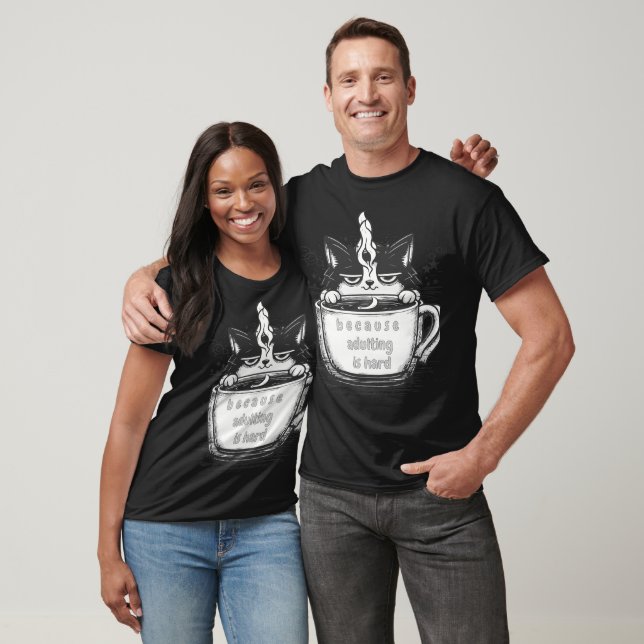 coffe - cat T-Shirt (Unisex)