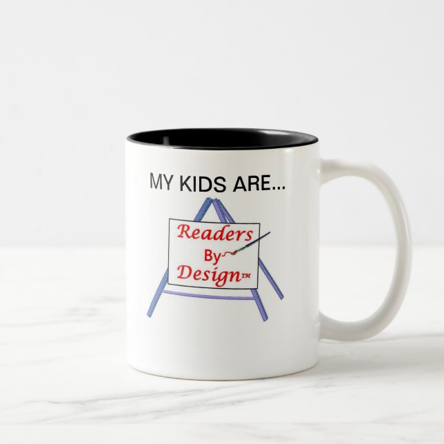 Coffe cups about children's literacy (Right)
