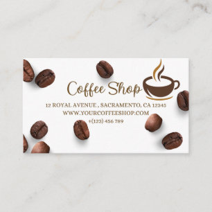 COFFE SHOP  BUSINESS CARD