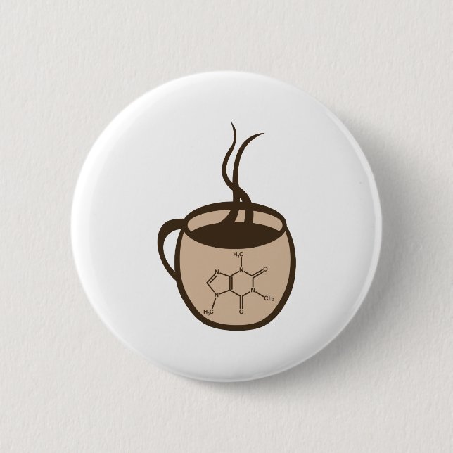 Coffee 2 Inch Round Button (Front)