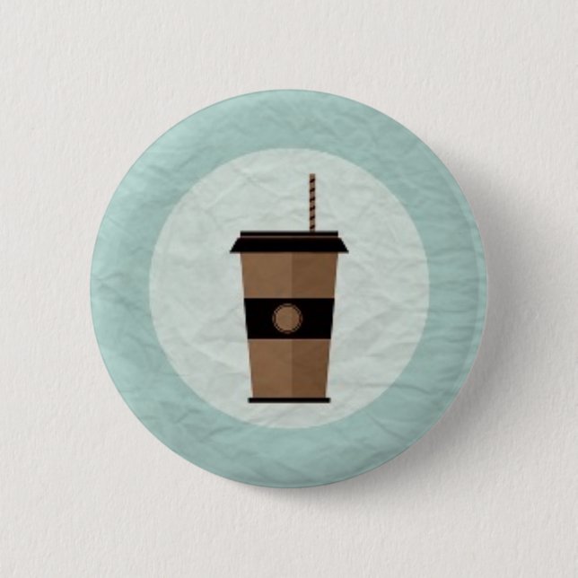 coffee 2 inch round button (Front)