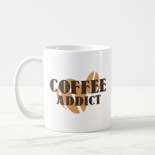 Coffee Addict Café Mug (Gauche)