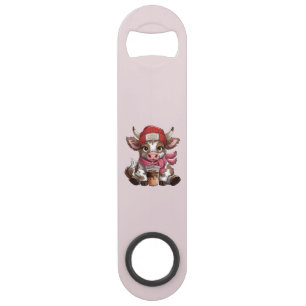 Coffee Addict Cow Bar Key