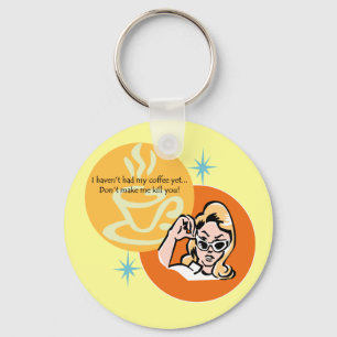 Coffee Addict Keychain