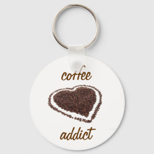 Coffee Addict Keychain