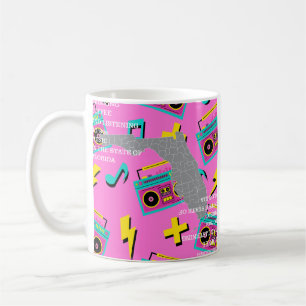 Coffee and '80s Music in Florida  Coffee Mug