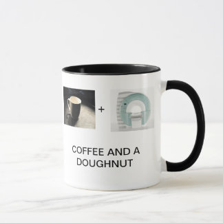 COFFEE AND A DOUGHNUT MUG
