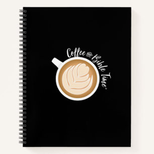 Coffee and Bible Time (Logo) Journal Black
