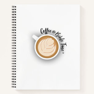 Coffee and Bible Time (Logo) Journal White