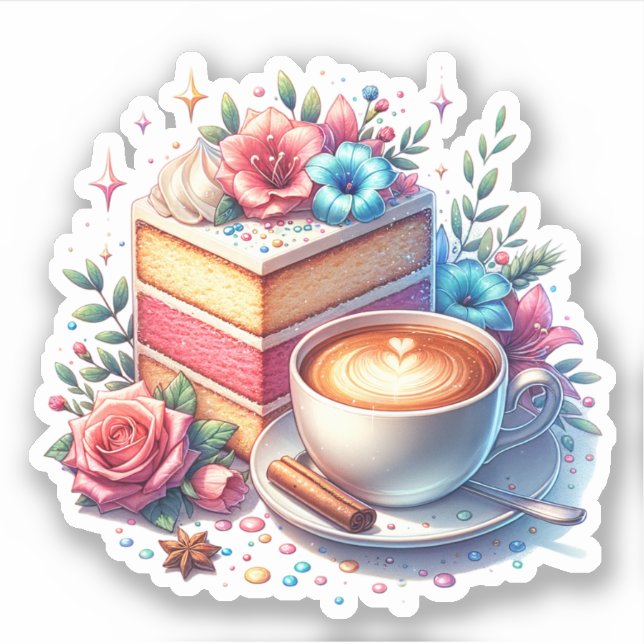 Coffee and Birthday Cake (Front)