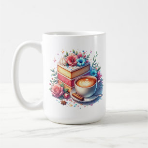 Coffee and Birthday Cake Personalized Mug