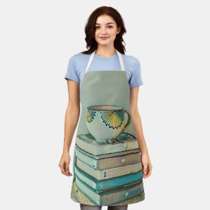 Coffee and books lovers gift apron