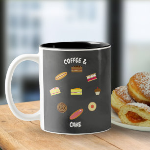 Coffee And Cake Secret Santa Stocking Filler Mug